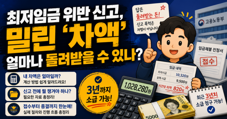 3. 최저임금 위반 신고