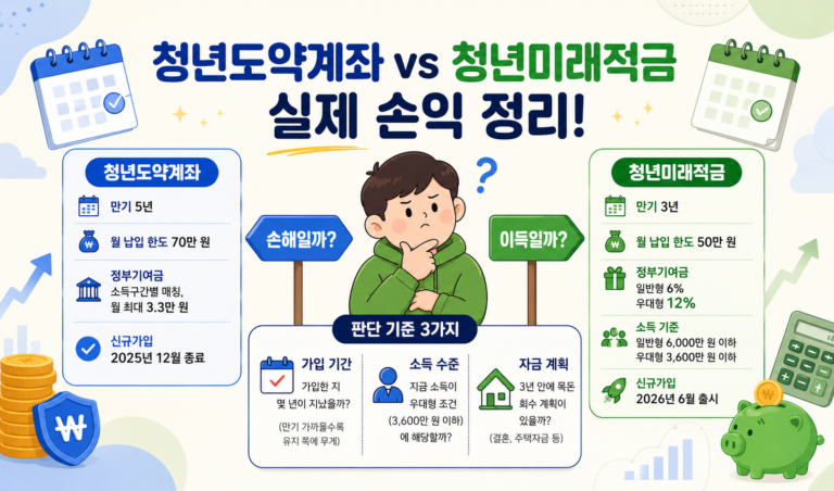 “청년도약계좌 갈아탈 걸 그랬나” 6월 놓친 분들을 위한 정리!